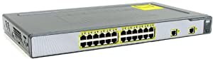 CISCO Catalyst Express 500-24LC インテリジェント イーサネット PoE対応 スイッチ WS-CE500-24LC(中古品)