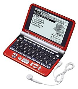 CASIO 電子辞書 Ex-word XD-ST6200RD レッド (100コンテンツ, 6ヶ国語音声機能(中古品)