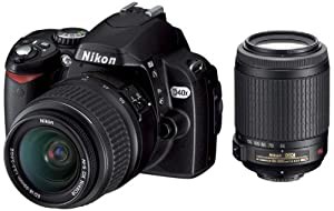 Nikon デジタル一眼レフカメラ D40X ダブルズームキット D40XWZ(中古品)