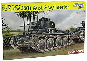 ドラゴン 1/35 ドイツ 38 t 戦車 Ausf.G w/インテリア スマートキット プラモデル(中古品)