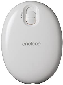 SANYO 充電式カイロ 「eneloop kairo」 (ホワイト) KIR-S2S(W)(中古品)