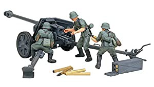 タミヤ 1/35 ミリタリーミニチュアシリーズ No.47 ドイツ陸軍 75mm 対戦車砲 プラモデル 35047(中古品)