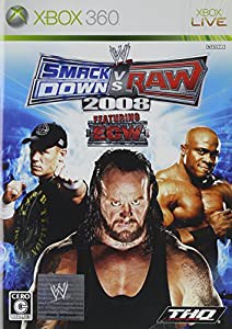 WWE 2008 SmackDown vs Raw - Xbox360(中古品)