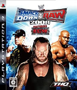 WWE 2008 SmackDown vs Raw - PS3(中古品)