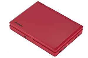 BLUEDOT 7型液晶 ポータブルDVDプレーヤー BDP-1715R レッド (CPRM対応)(中古品)