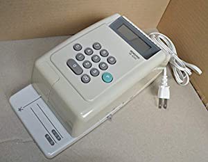 コクヨ 電子チェックライター 印字桁数 8桁 IS-E20(中古品)