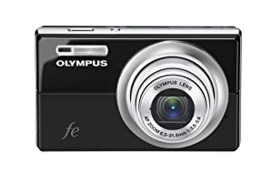 OLYMPUS デジタルカメラ CAMEDIA FE-5010 ブラック FE-5010BLK(中古品)