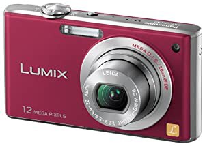 パナソニック デジタルカメラ LUMIX (ルミックス) FX40 フレッシュレッド DMC-FX40-R(中古品)
