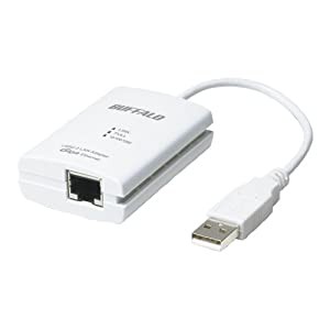 BUFFALO Giga対応 USB2.0用 LANアダプター LUA3-U2-AGT(中古品)