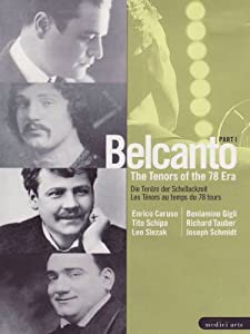 Belcanto I Tenors of 78 Era [DVD](中古品)