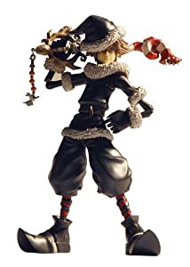 KINGDOM HEARTS II PLAY ARTS ソラ クリスマスタウンVer.(PVC塗装済みアクションフィギュア)(中古品)