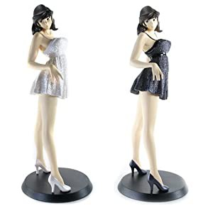 ルパン三世 DX組立式ドレスアップ峰不二子フィギュア -レースドレス- 白Ver. （プライズ）(中古品)