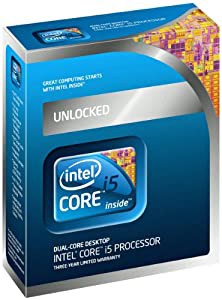 Intel Core i5 i5-655K 3.20GHz 4M LGA1156 Clarkdale BX80616I5655K(中古品)