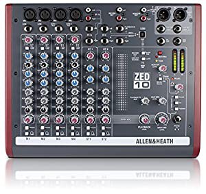 ALLEN&HEATH USB搭載 コンパクト・ミキサー ZED-10(中古品)