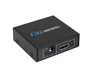 HDMIスプリッター 1入力2出力 4 Full HD 1.4 2-port ACアダプタ付属(中古品)