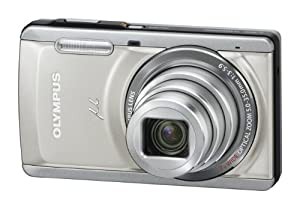 OLYMPUS デジタルカメラ μ-7050 シルバー 光学7倍ズーム ハイビジョンムービー μ-7050 SLV(中古品)