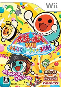 太鼓の達人Wii みんなでパーティ☆3代目! (ソフト単品版)(中古品)