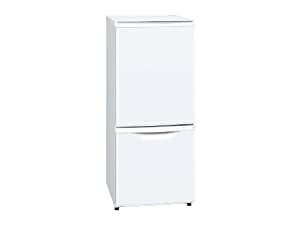 パナソニック 138L 2ドア パーソナルタイプ 冷蔵庫 ホワイト NR-B143W-W(中古品)