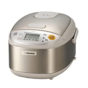 ZOJIRUSHI マイコン炊飯ジャー 極め炊き 3合 NS-LE05-XA ステンレス(中古品)