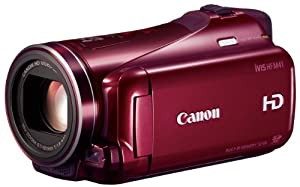 Canon デジタルビデオカメラ iVIS HF M41 レッド IVISHFM41RD 光学10倍 光学式手ブレ補正 内蔵メモリー32GB(中古品)