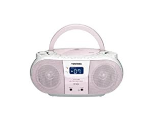 TOSHIBA CDラジオ 【CUTEBEAT】 ピンク TY-CR10(P)(中古品)