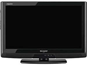 SHARP LEDAQUOS 20型 地上・BS・110度CSデジタルハイビジョン液晶テレビ LC-20V5-B ブラック系(中古品)