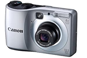 Canon デジタルカメラ PowerShot A1200 シルバー PSA1200(SL)(中古品)