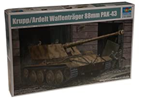 トランペッター 1/35 ヴァッフェントレーガー“アルデルト" 88mm対戦車自走砲 プラモデル(中古品)