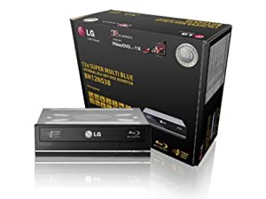 LG Electronics　5インチベイ内蔵用 ブルーレイドライブ 12倍速書込対応 SATA接続 ブラック　BH12NS38 BOX(中古品)