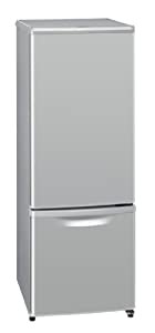 パナソニック 168L 2ドア パーソナルタイプ 冷蔵庫 シルバー NR-B174W-S(中古品)