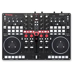 Vestax DJコントローラー VCI-400 Serato DJ/Traktor/Virtual DJ対応 ミキサー内蔵 4チャンネル(中古品)