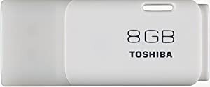 TOSHIBA USBメモリ 8GB USB2.0 キャップ式 ホワイト (国内正規品) TNU-A008G(中古品)