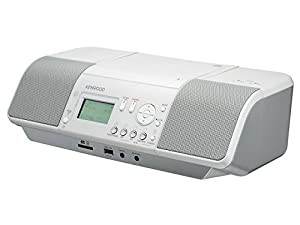 ケンウッド CLX-30 CDプレーヤー/パーソナルオーディオシステム CD/SD/USB ホワイト CLX-30-W(中古品)