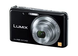 パナソニック デジタルカメラ ルミックス FX80 光学5倍 アーバンブラック DMC-FX80-K(中古品)