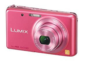 パナソニック デジタルカメラ ルミックス FX80 光学5倍 キャンディーピンク DMC-FX80-P(中古品)