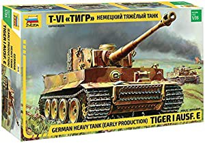 ズベズタ 1/35 ドイツ重戦車 タイガーI 初期型 プラモデル(中古品)