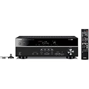 YAMAHA 5.1ch AVレシーバー RX-V373(B) ブラック RX-V373B(中古品)