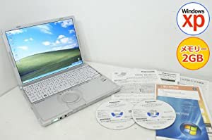 【中古パソコン】 ノートパソコン Panasonic レッツノート CF-T8 Core2Duo-1.20GHz 2GB 160GB XP搭載 Vista選択可 12.1型 1024x7