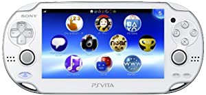 PlayStation Vita (プレイステーション ヴィータ) Wi‐Fiモデル クリスタル・ホワイト (PCH-1000 ZA02)(中古品)