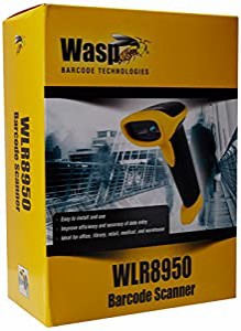 Wasp WLR 8950 - Barcode scanner - handheld - 450 scan / sec - decoded - PS/2(中古品)