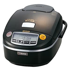 ZOJIRUSHI 圧力IH炊飯ジャー 【5.5合炊き】 プライムブラック NP-ST10-BP(中古品)