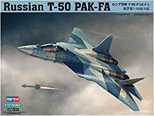 ホビーボス 1/72 エアクラフトシリーズ ロシア空軍 T-50PAK-FA プラモデル(中古品)