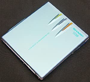 SHARP シャープ MD-ST77-A ブルー ポータブルMDプレーヤー MDLP対応(中古品)