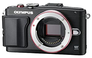 OLYMPUS ミラーレス一眼 PEN Lite E-PL6 ボディ ブラック E-PL6 BODY BLK(中古品)