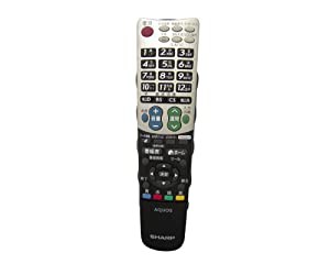 SHARP シャープ 液晶テレビ用 リモコン GA934WJSA(中古品)