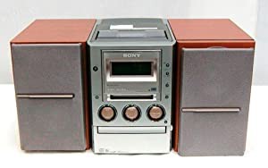 SONY ソニー CMT-M100 CD/MD/カセット/AM/FMラジオコンポ （本体HCD-M10とスピーカーSS-CM100のセット）(中古品)