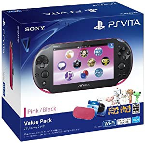 PlayStation Vita Value Pack ピンク/ブラック(中古品)