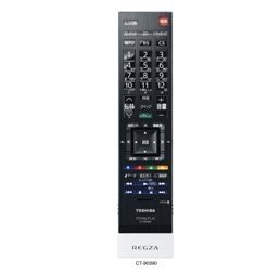 液晶テレビ　55X3　用リモコン　CT-90390(中古品)