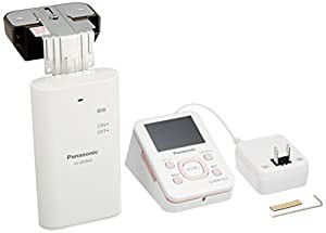 Panasonic ワイヤレスドアモニター ドアモニ ピンク ワイヤレスドアカメラ+モニター親機 各1台セット VL-SDM110-P(中古品)