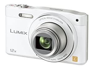 パナソニック デジタルカメラ ルミックス SZ8 光学12倍 ホワイト DMC-SZ8-W(中古品)